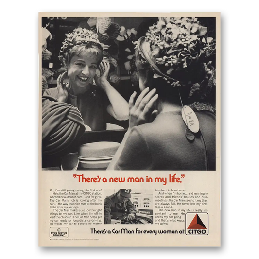 1971 Citgo Gasolene New Man In My Life Vintage Magazine Print Ad