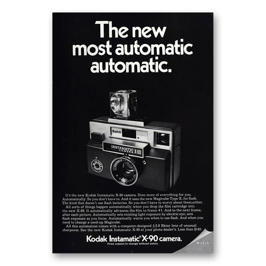 1971 Kodak Most Automatic Automatic Vintage Magazine Print Ad