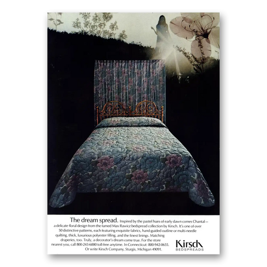 1972 Kirsch Bedspreads Dream Spread Vintage Magazine Print Ad