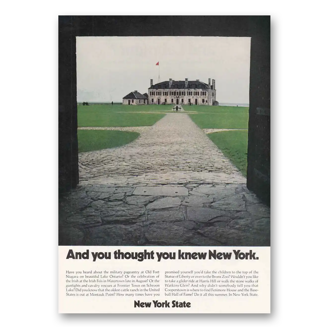 1972 New York You Thought You Knew Vintage Magazine Print Ad