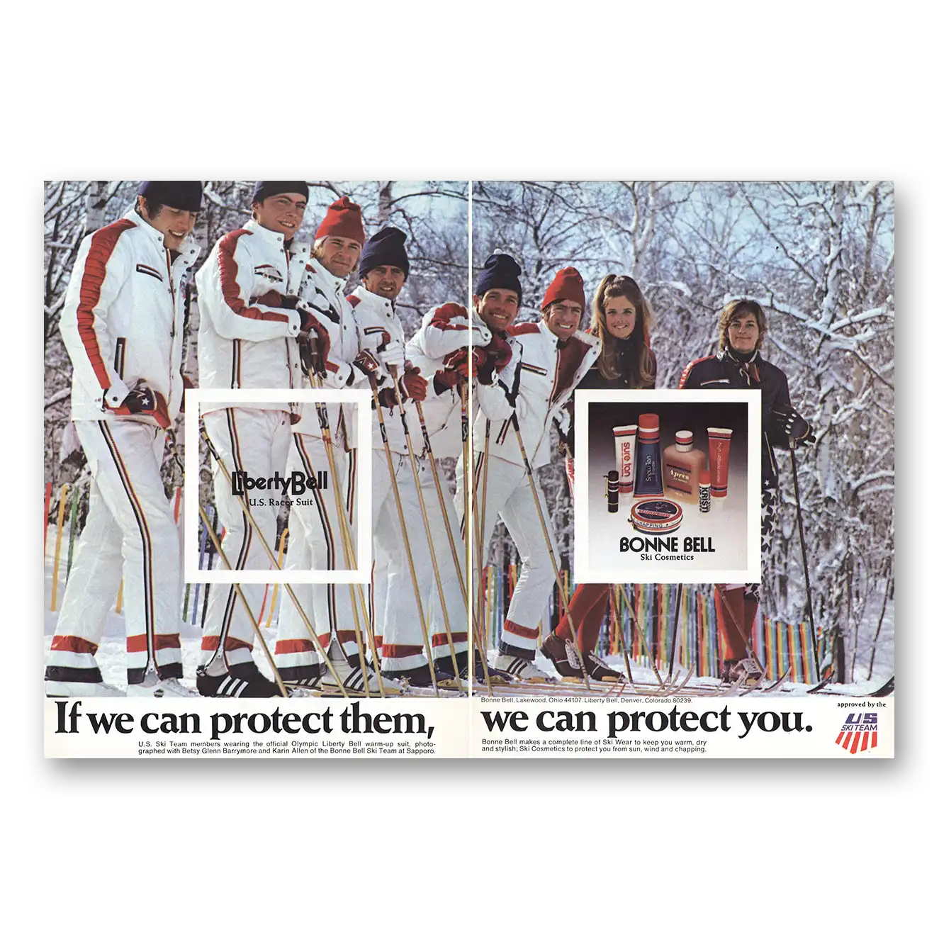 1973 Bonne Bell Liberty Bell We Can Protect You Vintage Magazine Print Ad