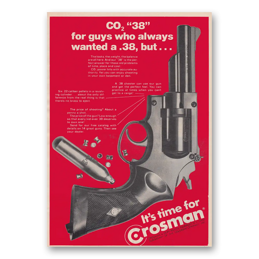 1973 Crosman For Guys Who Always Wanted 38 Vintage Magazine Print Ad