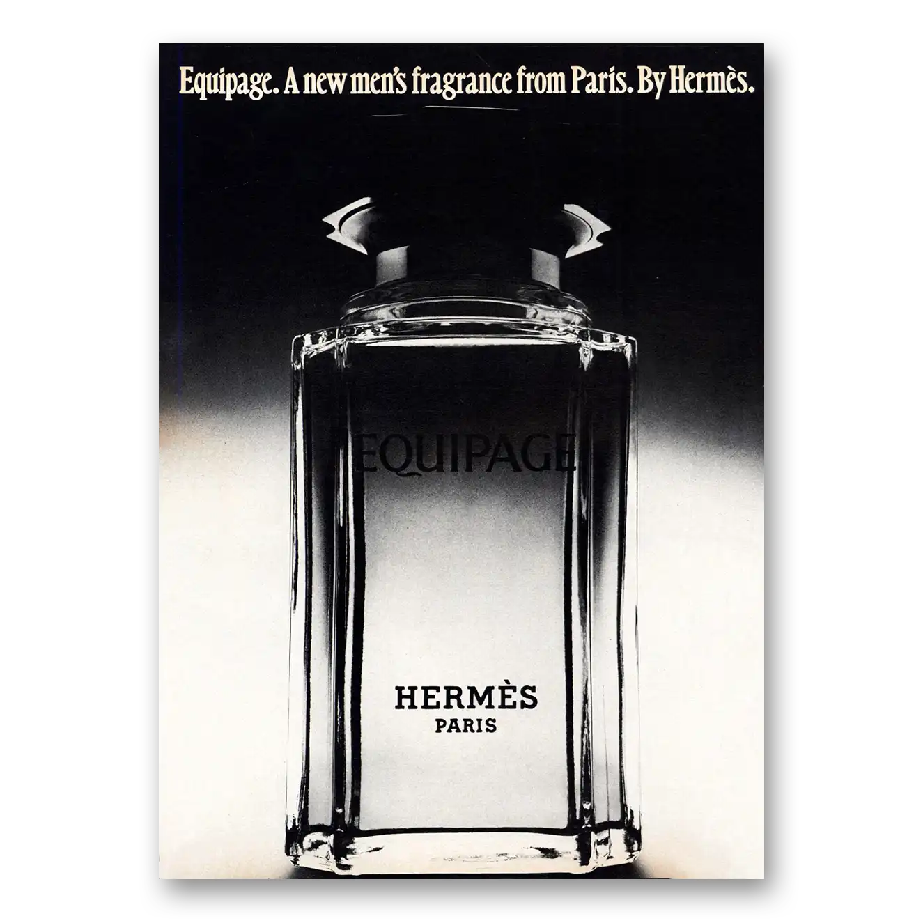 1973 Hermes Equipage New Mans Fragrance From Paris Vintage Magazine Print Ad