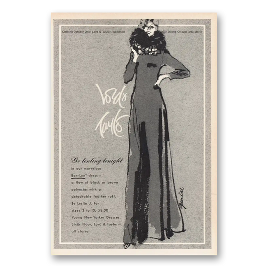 1973 Lord & Taylor Go Tenting Tonight Vintage Magazine Print Ad