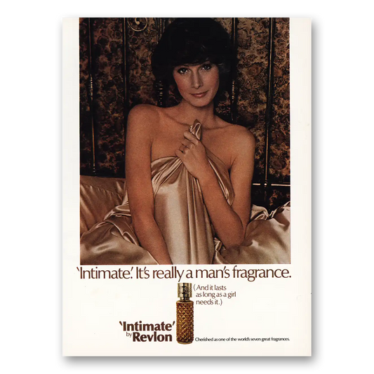 1973 Intimate Perfume Really Mans Fragrance Vintage Magazine Print Ad