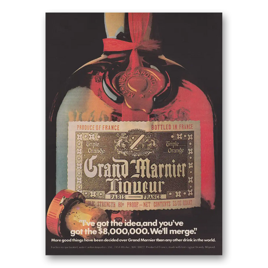 1974 Grand Marnier Got the Idea and You’ve Got Vintage Magazine Print Ad