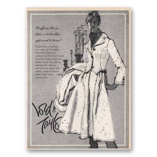 1974 Lord & Taylor Bellwether Approach Vintage Magazine Print Ad