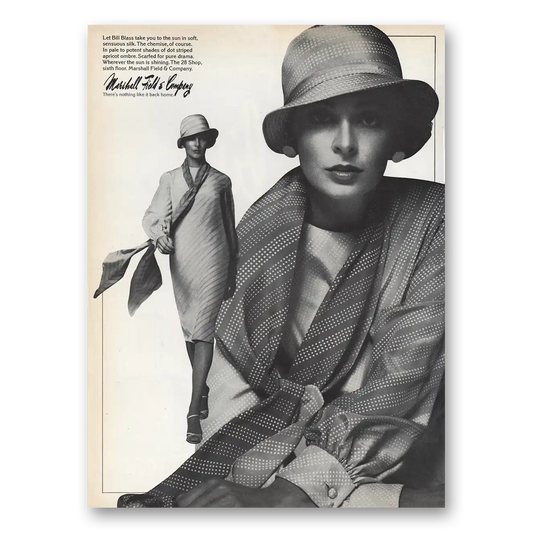 1974 Bill Blass Fashion Let Bill Blass Take You to the Sun Vintage Magazine Print Ad