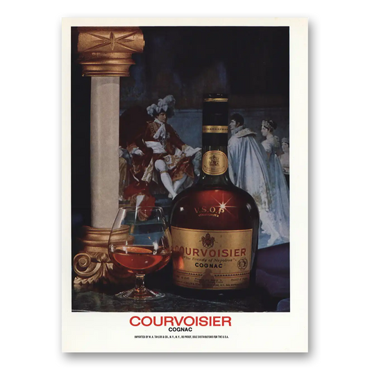 1975 Courvoisier VSOP Brandy of Napoleon Vintage Magazine Print Ad