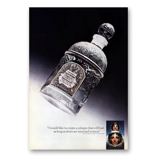 1975 Veritable Eau De Cologne Last As Long As There Are Men Vintage Magazine Print Ad