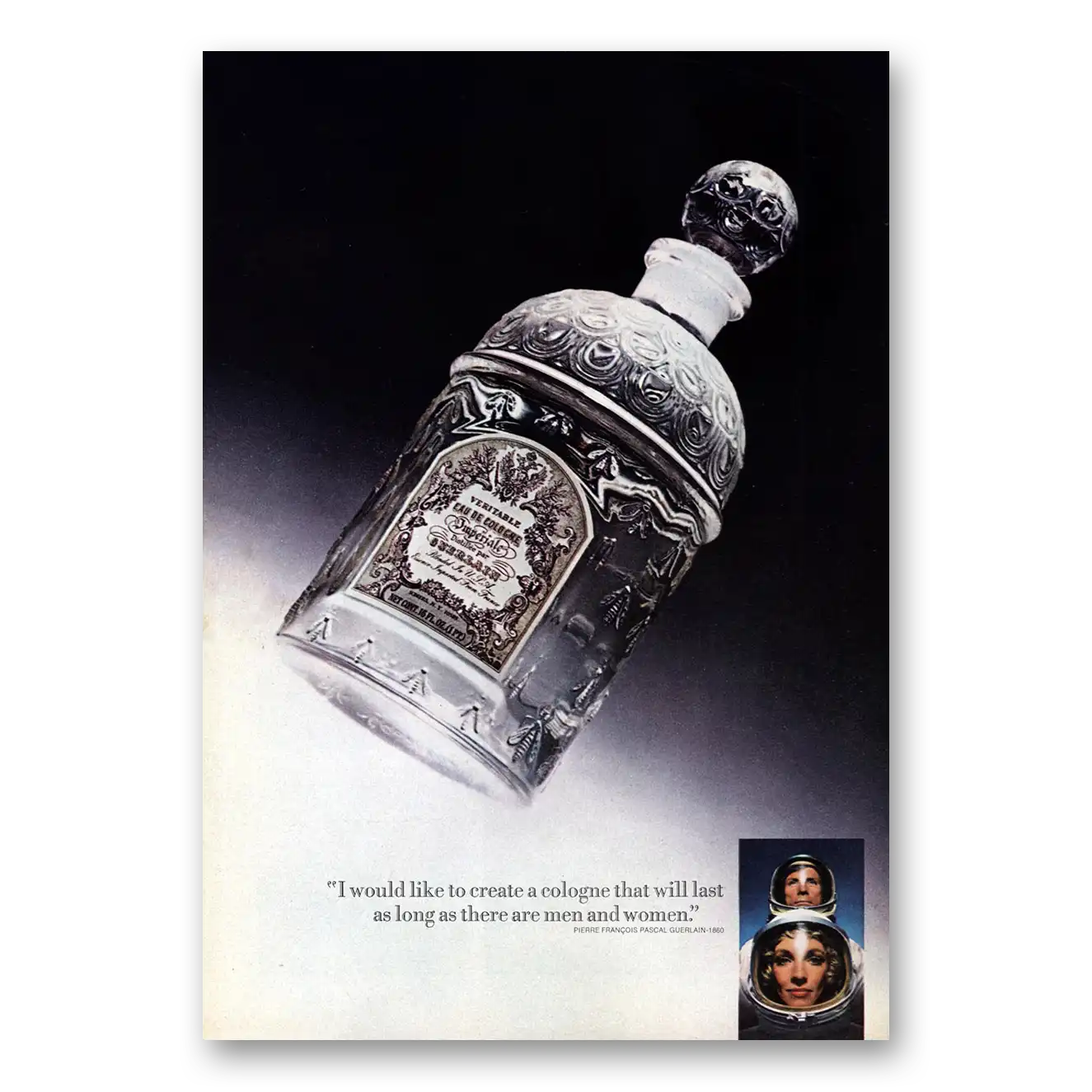 1975 Veritable Eau De Cologne Last As Long As There Are Men Vintage Magazine Print Ad