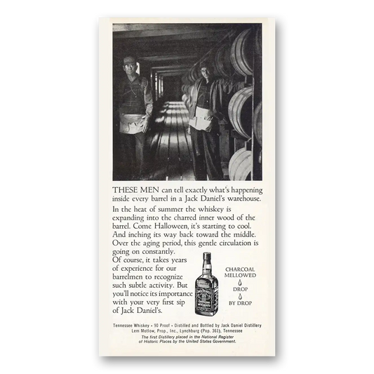 1975 Jack Daniels These Men Can Tell Exactly Vintage Magazine Print Ad