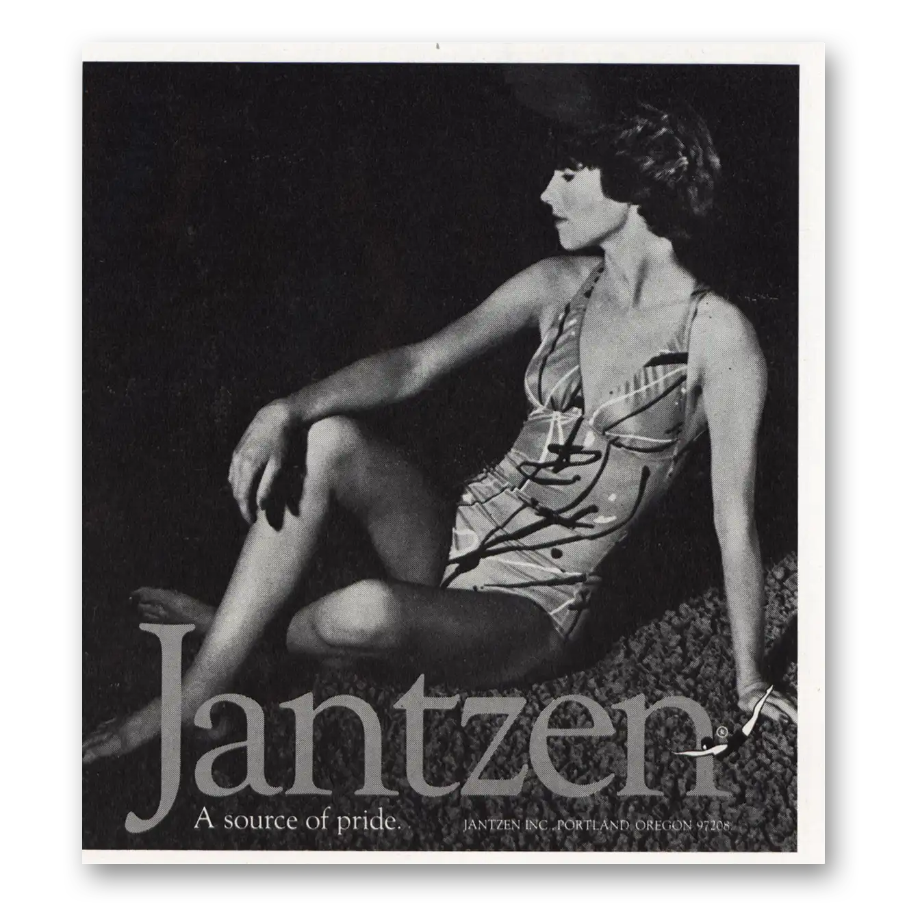 1976 Jantzen Source of Pride Vintage Magazine Print Ad