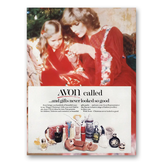 1977 Avon Called Gifts Never Looked So Good Vintage Magazine Print Ad