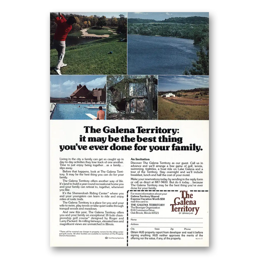 1977 Galena Illinois May Be the Best Thing Vintage Magazine Print Ad