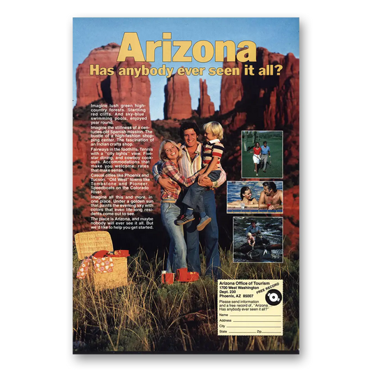 1978 Arizona Has Anybody Ever Seen It All Vintage Magazine Print Ad