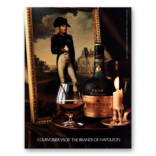 1979 Courvoisier Brandy of Napoleon Vintage Magazine Print Ad