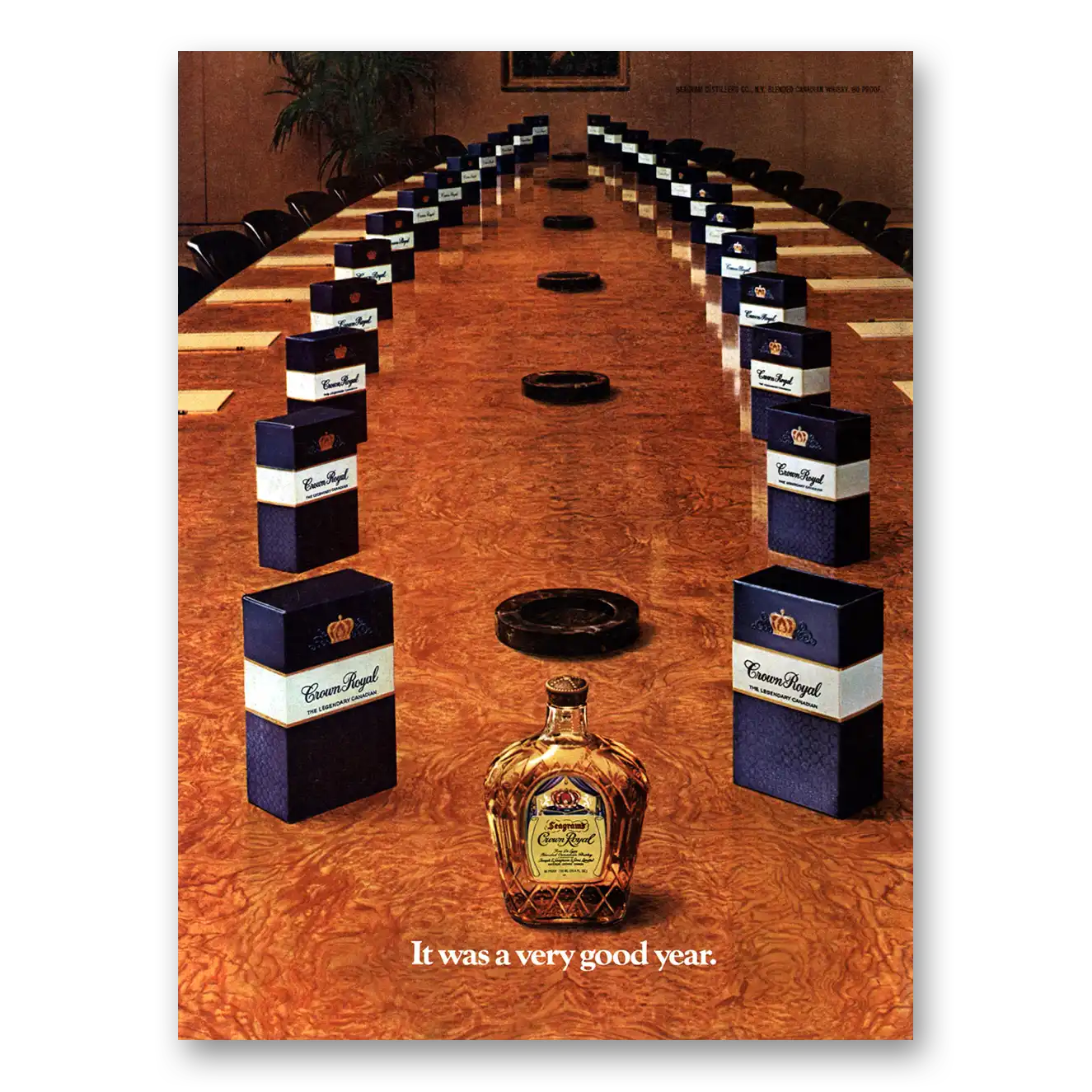 1979 Crown Royal Was a Very Good Year Vintage Magazine Print Ad