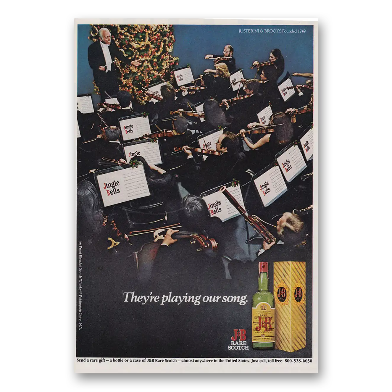 1979 J&B Scotch Whisky Playing Our Song Vintage Magazine Print Ad