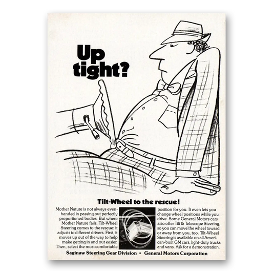 1979 Saginaw Steering Gear Wheel Up Tight Vintage Magazine Print Ad