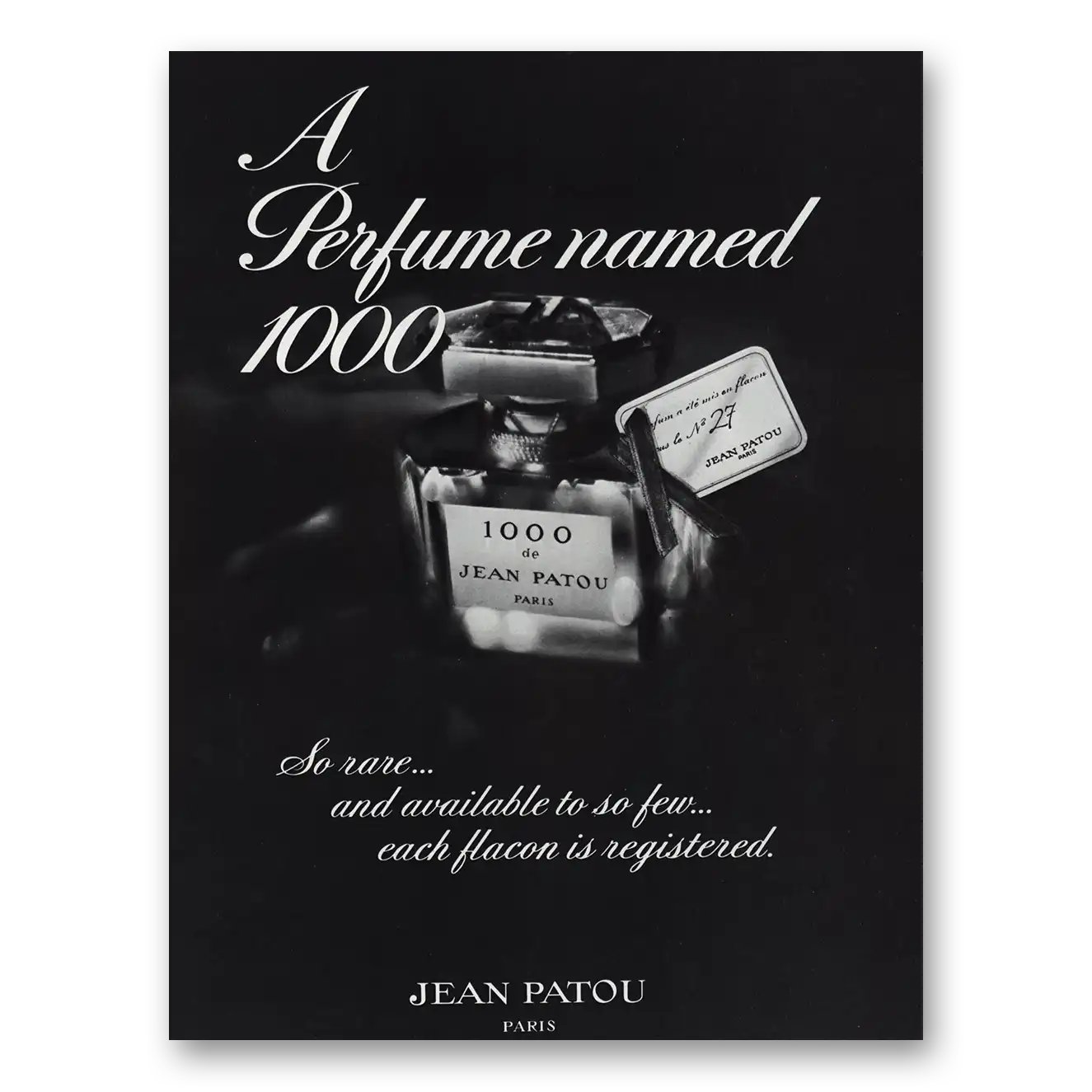 1980 1000 Perfume Perfume Named 1000 Vintage Magazine Print Ad