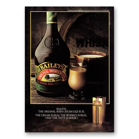 1981 Bailys Irish Cream Original Irish Cream Liqueur Vintage Magazine Print Ad