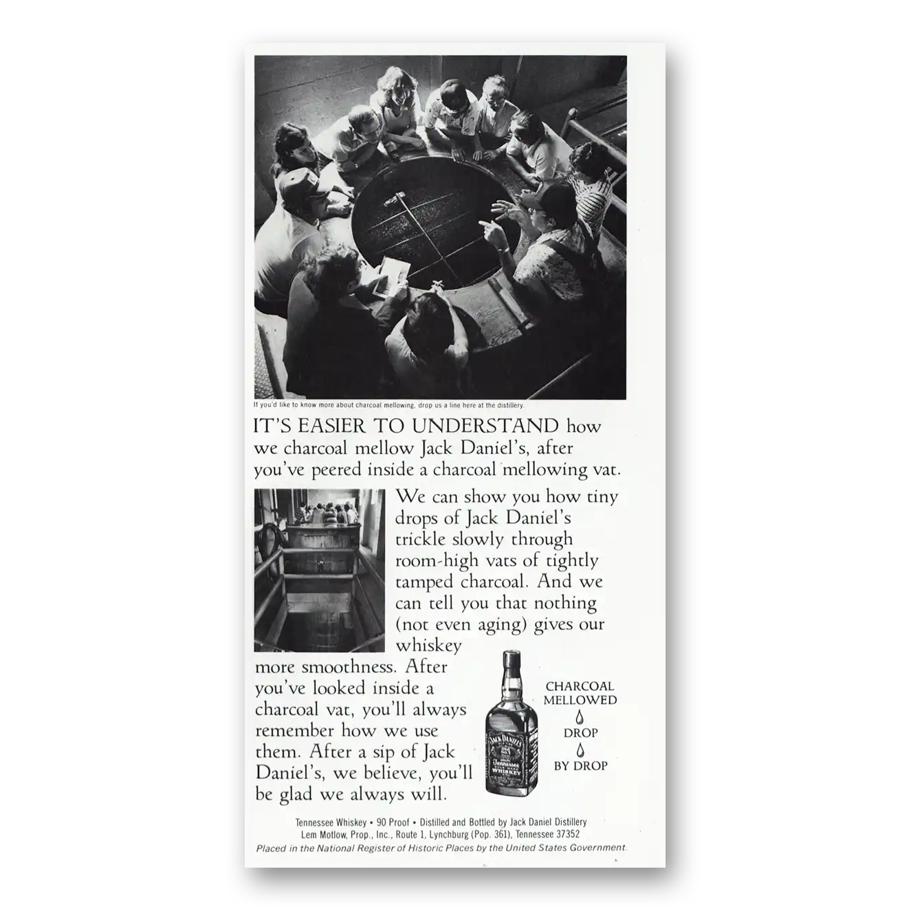 1981 Jack Daniels Easier to Understand Vintage Magazine Print Ad