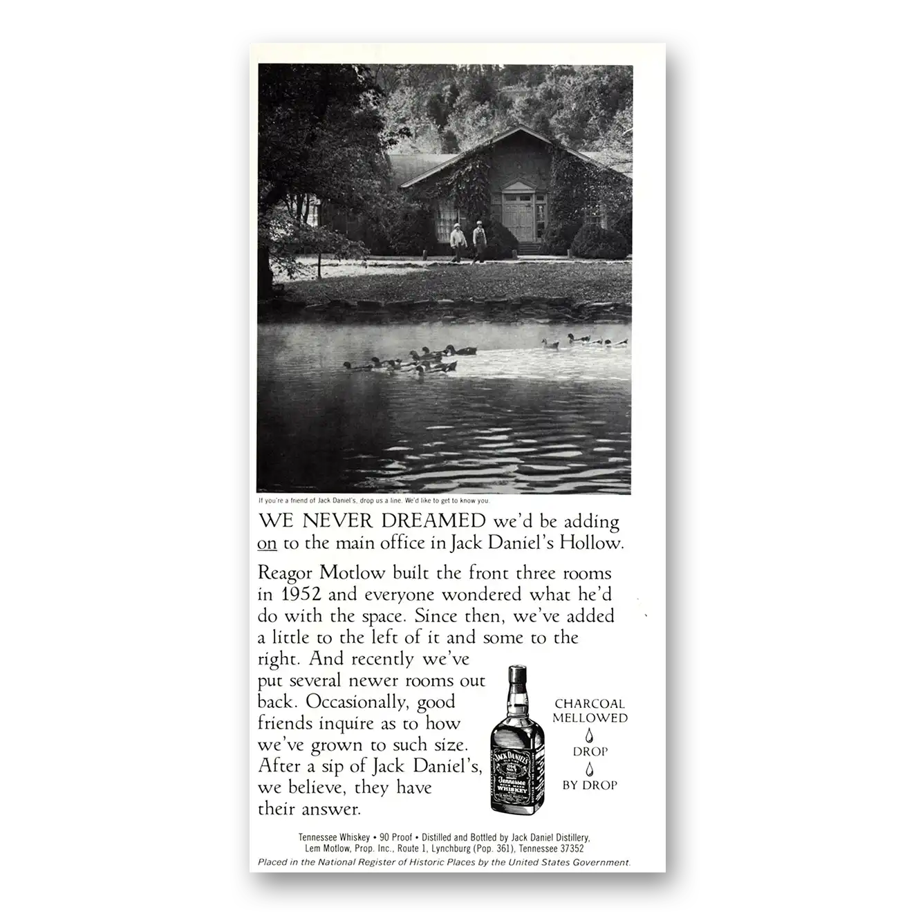 1981 Jack Daniels We Never Dreamed Jack Daniels Hollow Vintage Magazine Print Ad