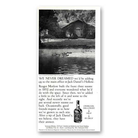 1981 Jack Daniels We Never Dreamed Jack Daniels Hollow Vintage Magazine Print Ad