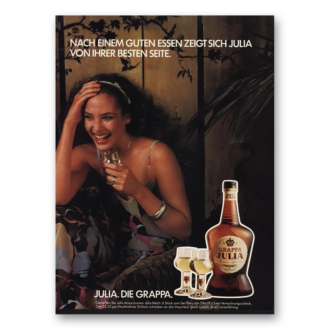 1981 Grapa Julia German Vintage Magazine Print Ad