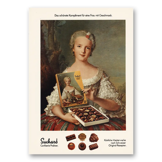 1981 Suchard Candy Candy Geschmack German Vintage Magazine Print Ad