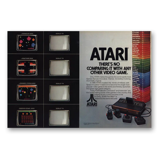 1982 Atari No Comparing It With Other Video Game Vintage Magazine Print Ad