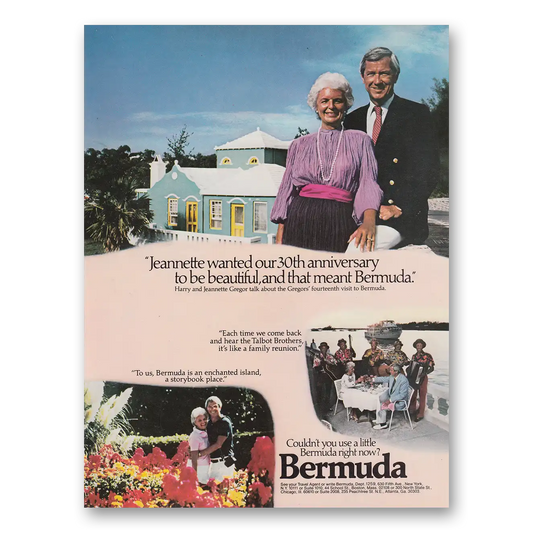 1982 Bermuda Jeannette Wanted Our 30th Anniversary Vintage Magazine Print Ad