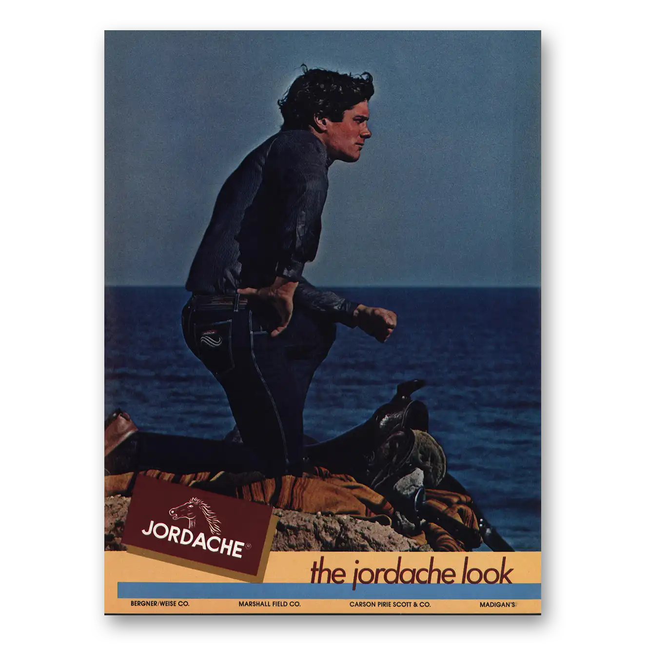 1982 Jordache Jeans The Jordache Look Vintage Magazine Print Ad