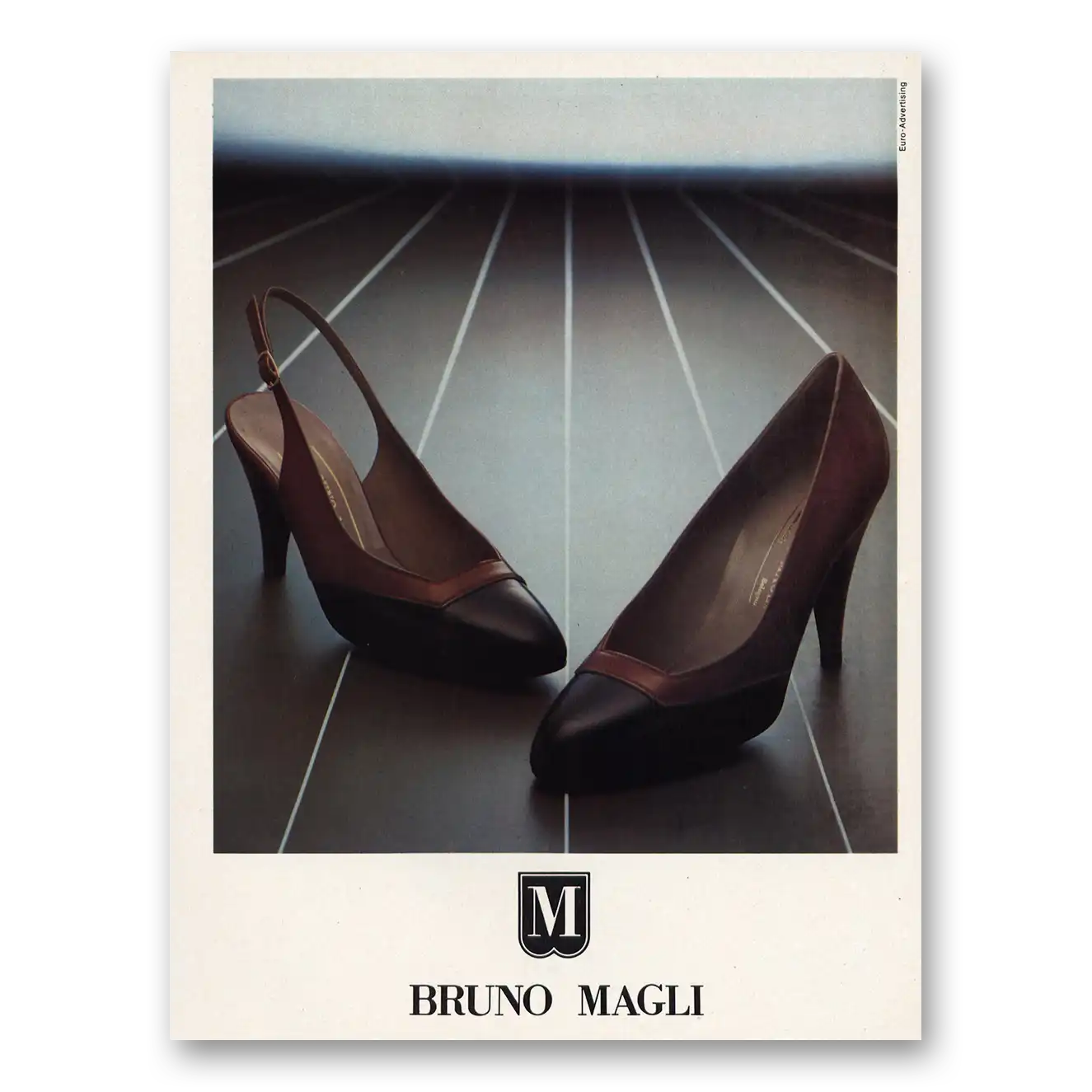 1983 Bruno Magli Shoes Womens Heel Shoes Vintage Magazine Print Ad