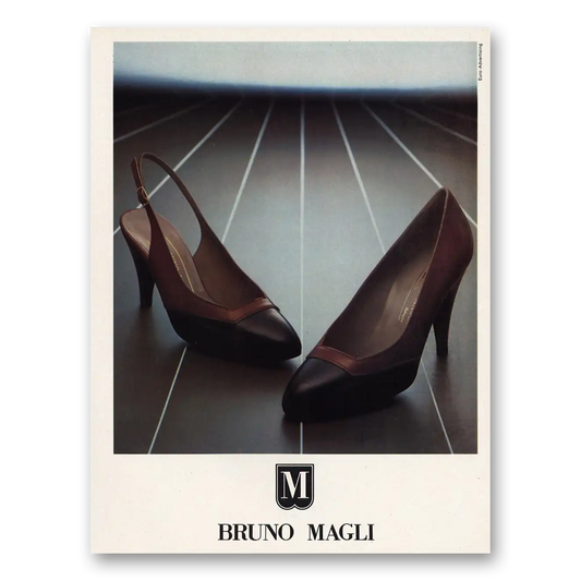 1983 Bruno Magli Shoes Womens Heel Shoes Vintage Magazine Print Ad