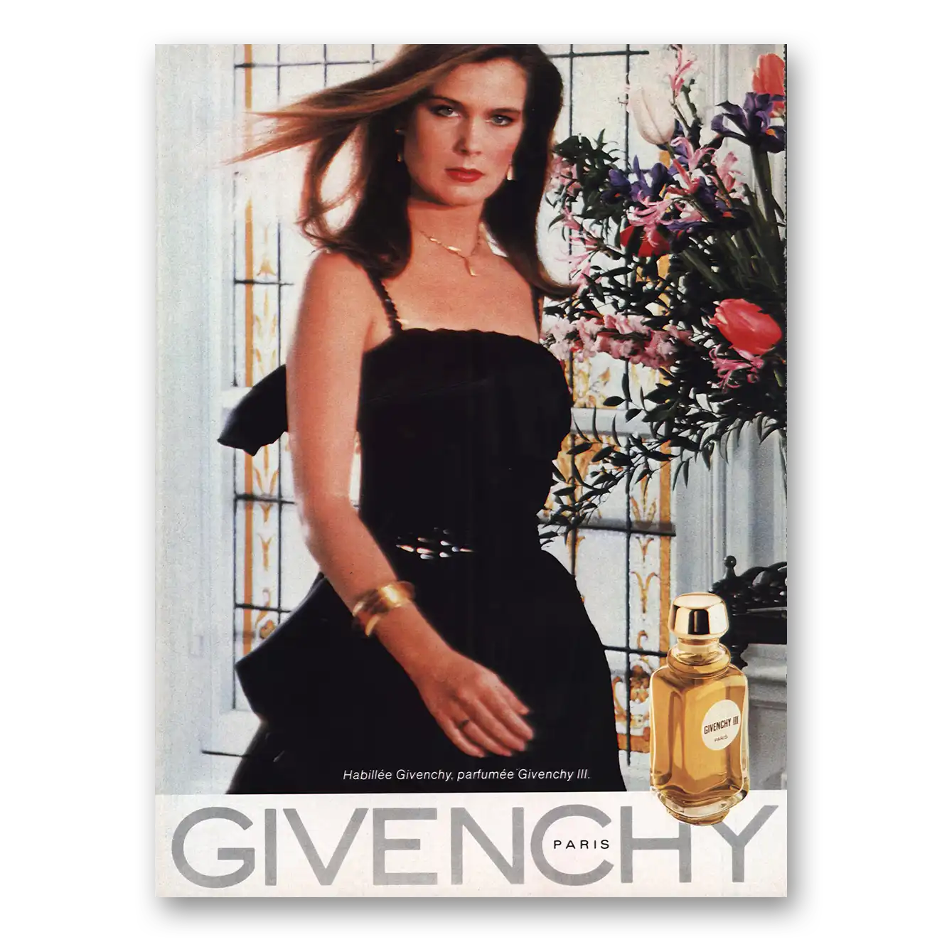 1983 Givenchy III Perfume Paris Habillee Givenchy Parfumier Vintage Magazine Print Ad