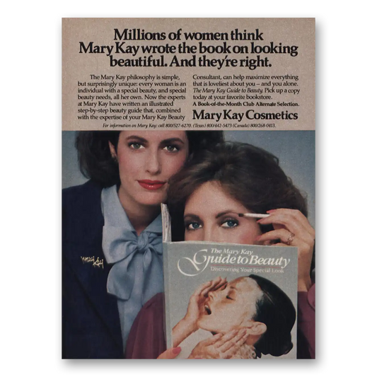 1983 Mary Kay Cosmetics Millions of Women Vintage Magazine Print Ad