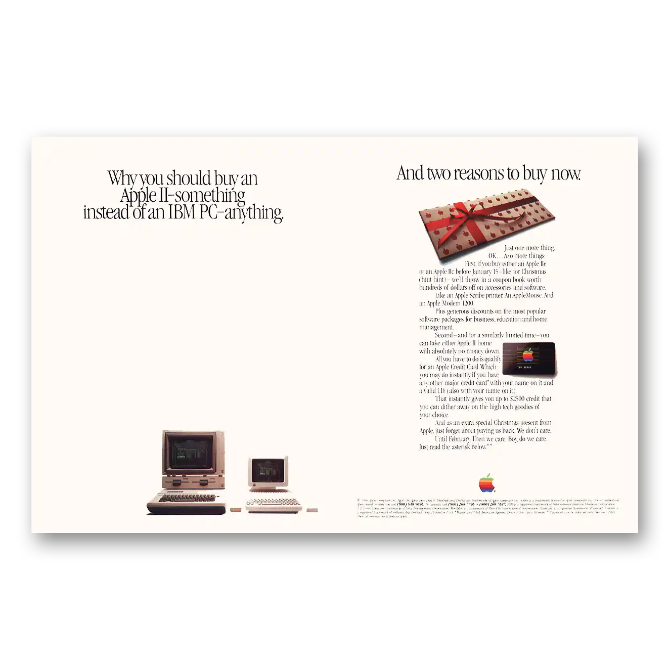 1984 Apple Computer Something Instead of an IBM PC Anything Vintage Magazine Print Ad