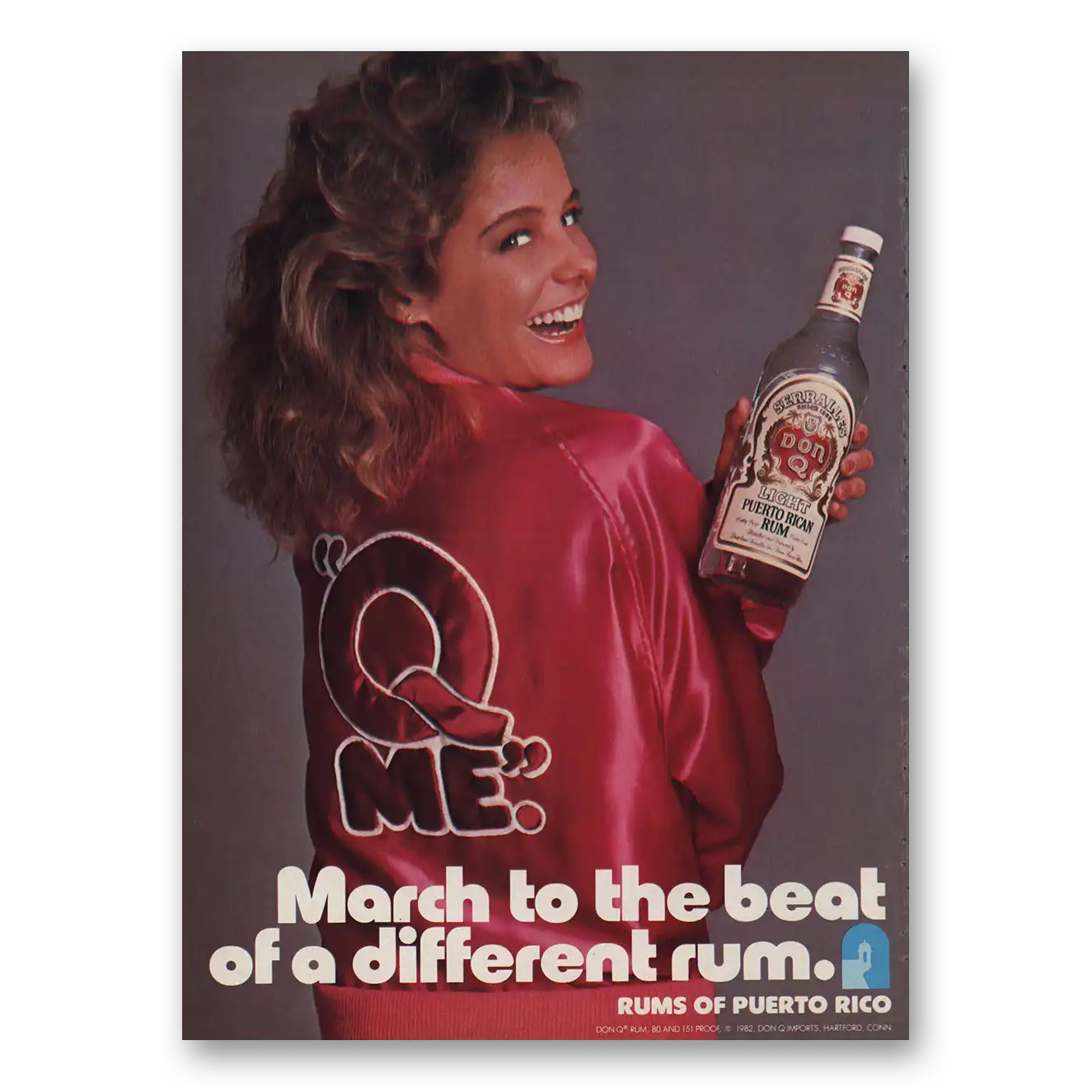 1984 Don Q Rum March to Beat Different Rum Vintage Magazine Print Ad