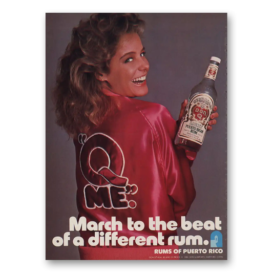 1984 Don Q Rum March to Beat Different Rum Vintage Magazine Print Ad