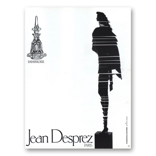 1984 Jean Desprez Sheherazade Vintage Magazine Print Ad