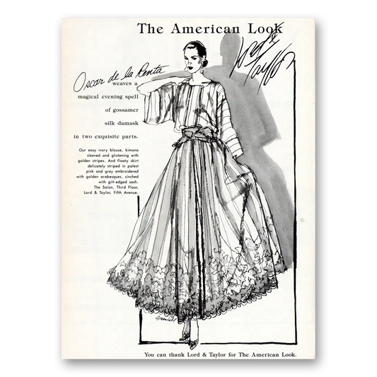 1984 Lord & Taylor American Look Vintage Magazine Print Ad