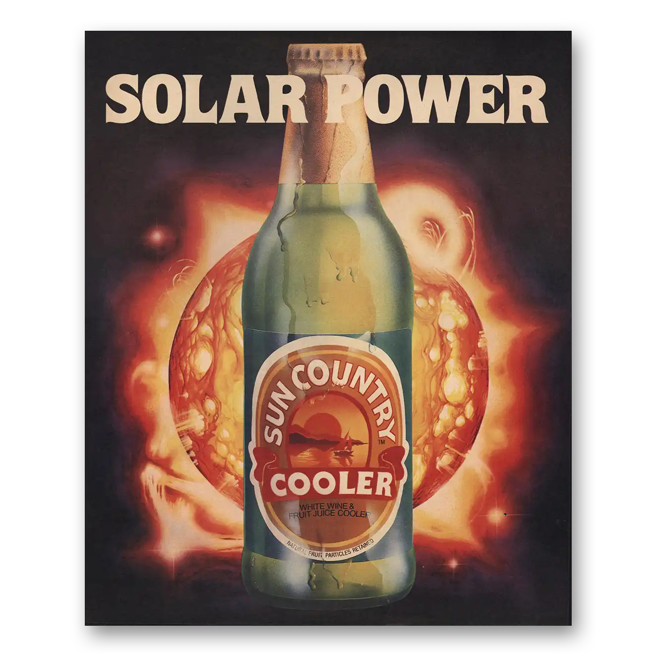 1985 Sun Country Coolers Solar Power Vintage Magazine Print Ad