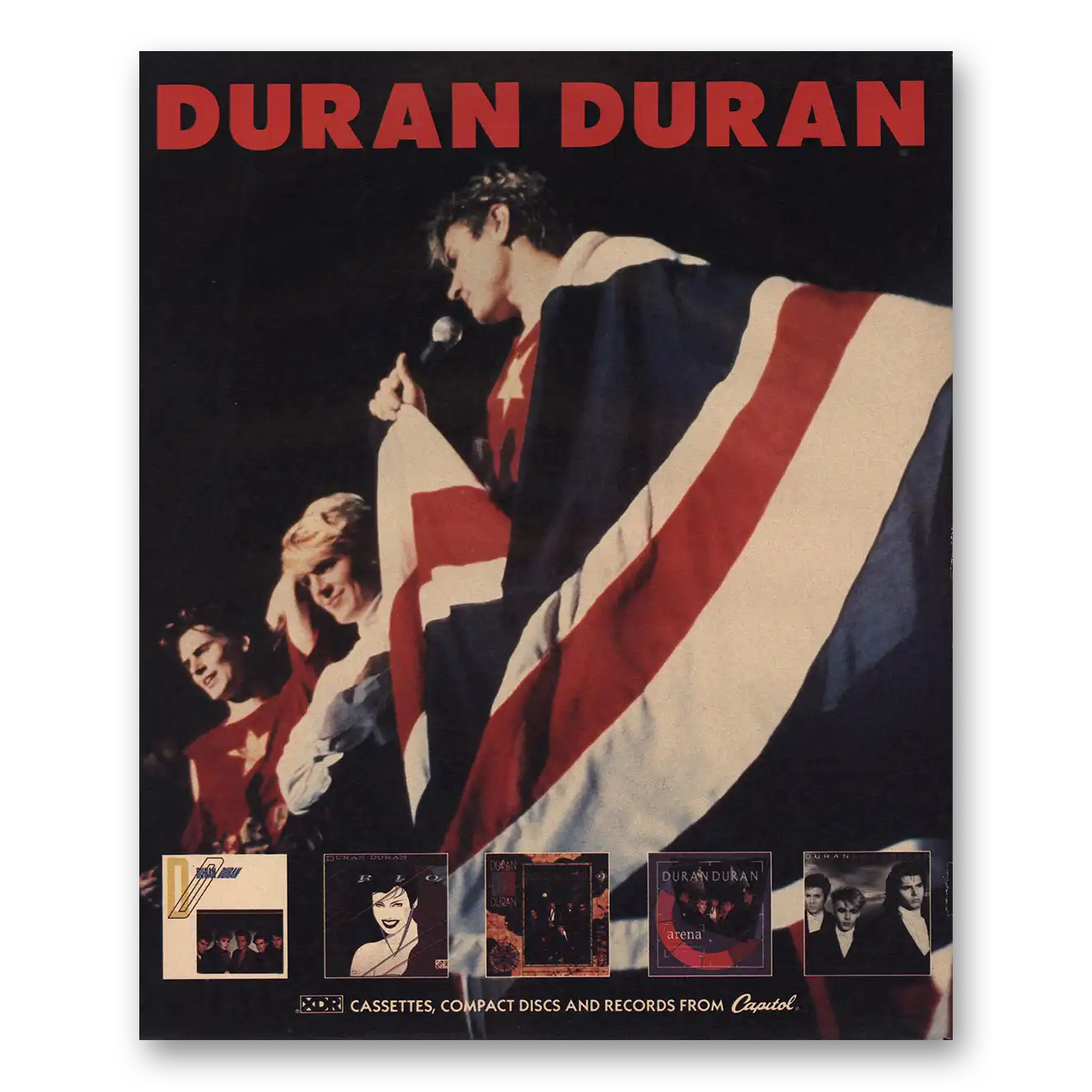 1987 Duran Duran Promo Rio Arena Vintage Magazine Print Ad