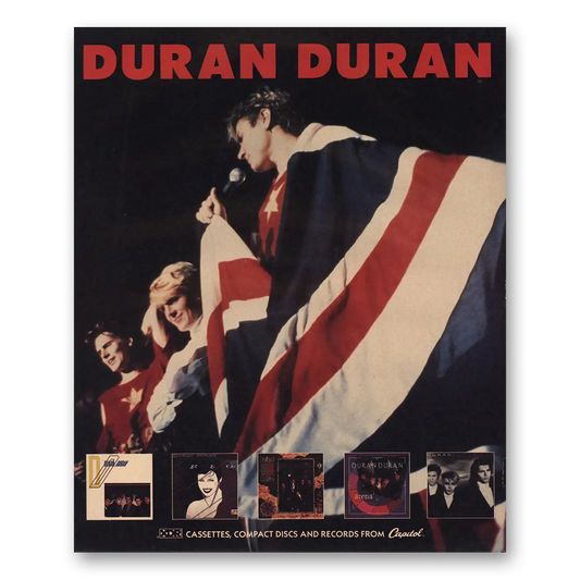 1987 Duran Duran Promo Rio Arena Vintage Magazine Print Ad