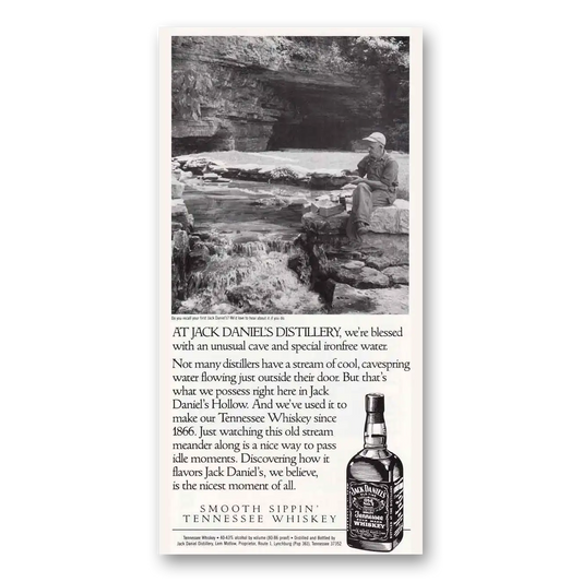 1989 Jack Daniels At Jack Daniels Distillery Vintage Magazine Print Ad