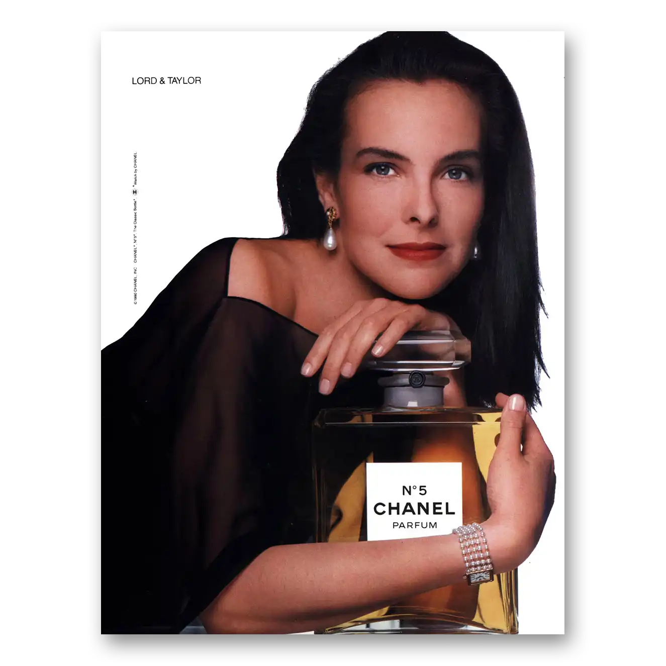 1990 Chanel No 5 No 5 Parfum Vintage Magazine Print Ad