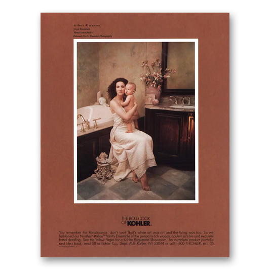 1990 Kohler Renaissance Relax Vintage Magazine Print Ad