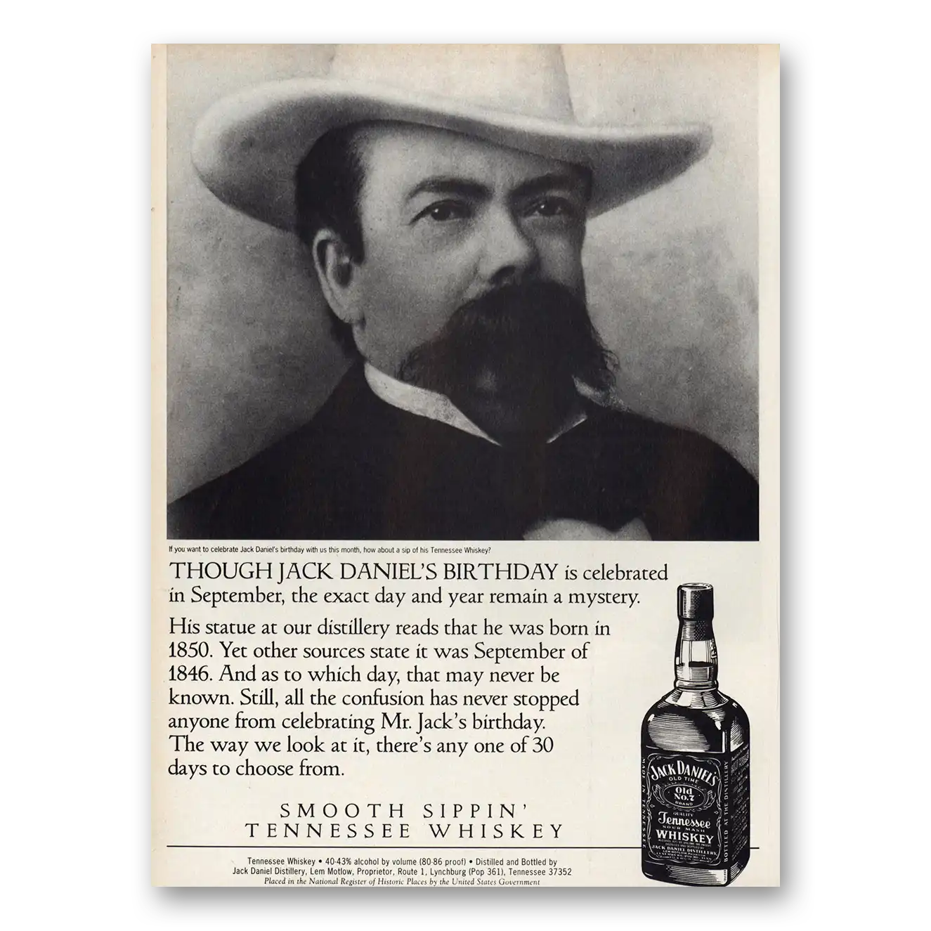 1993 Jack Daniels Birthday Is Celebrated In September Vintage Magazine Print Ad